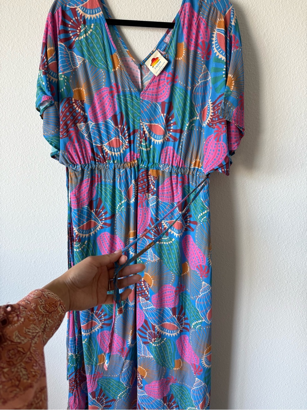 Farm Rio Seashell Cover-Up Maxi
Dress - Picture 7 of 10